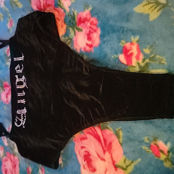 Velvet Rhinstone ANGEL Bodysuit NWT - Picture 4 of 9